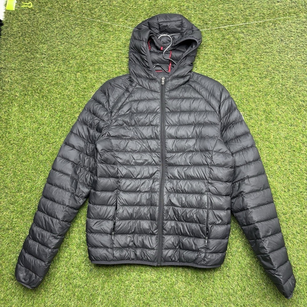 Jott Puffer Jacket Womens Large Quilted Zip Up Polyester Fall Outdoor Hiking